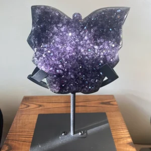 Amethyst Butterfly on Stand