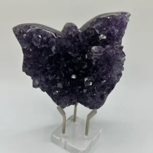 Medium Amethyst Stone-Butterfly