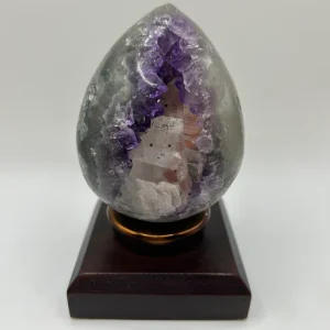 Amethyst Sphere Droplet with Stand- 1