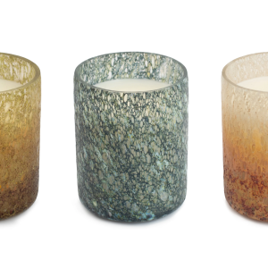 Nag Champa Textured Glass Candles